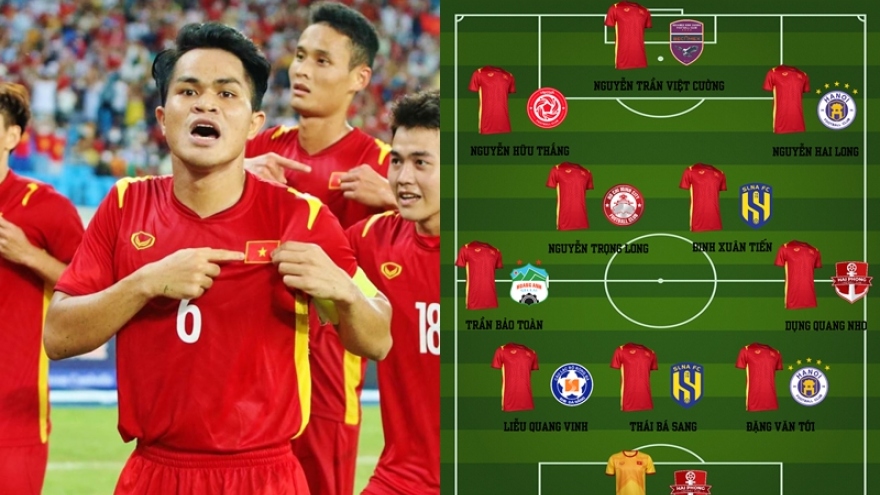 Đội hình cầu thủ U23 Việt Nam được "thử lửa" tại V-League trước khi dự Dubai Cup